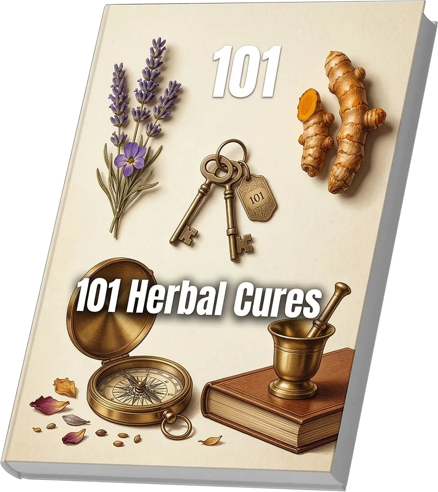 101 Herbal Cures e-guide cover