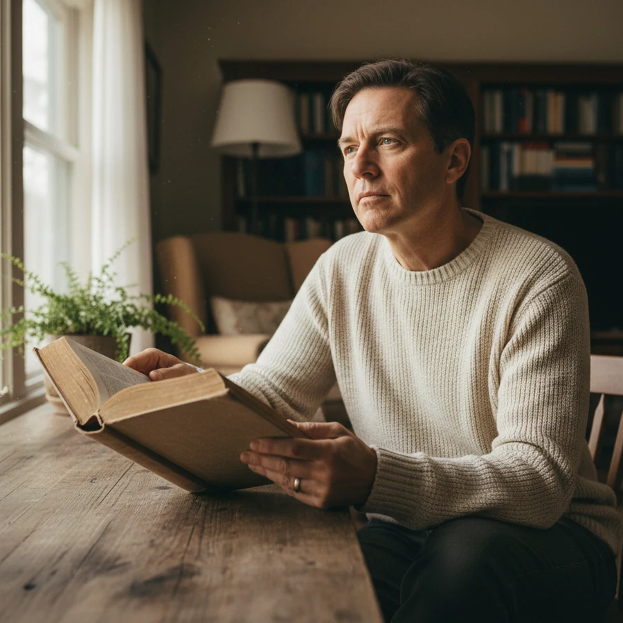 An active adult in their fifties looking sharp and focused, representing memory and focus after 50